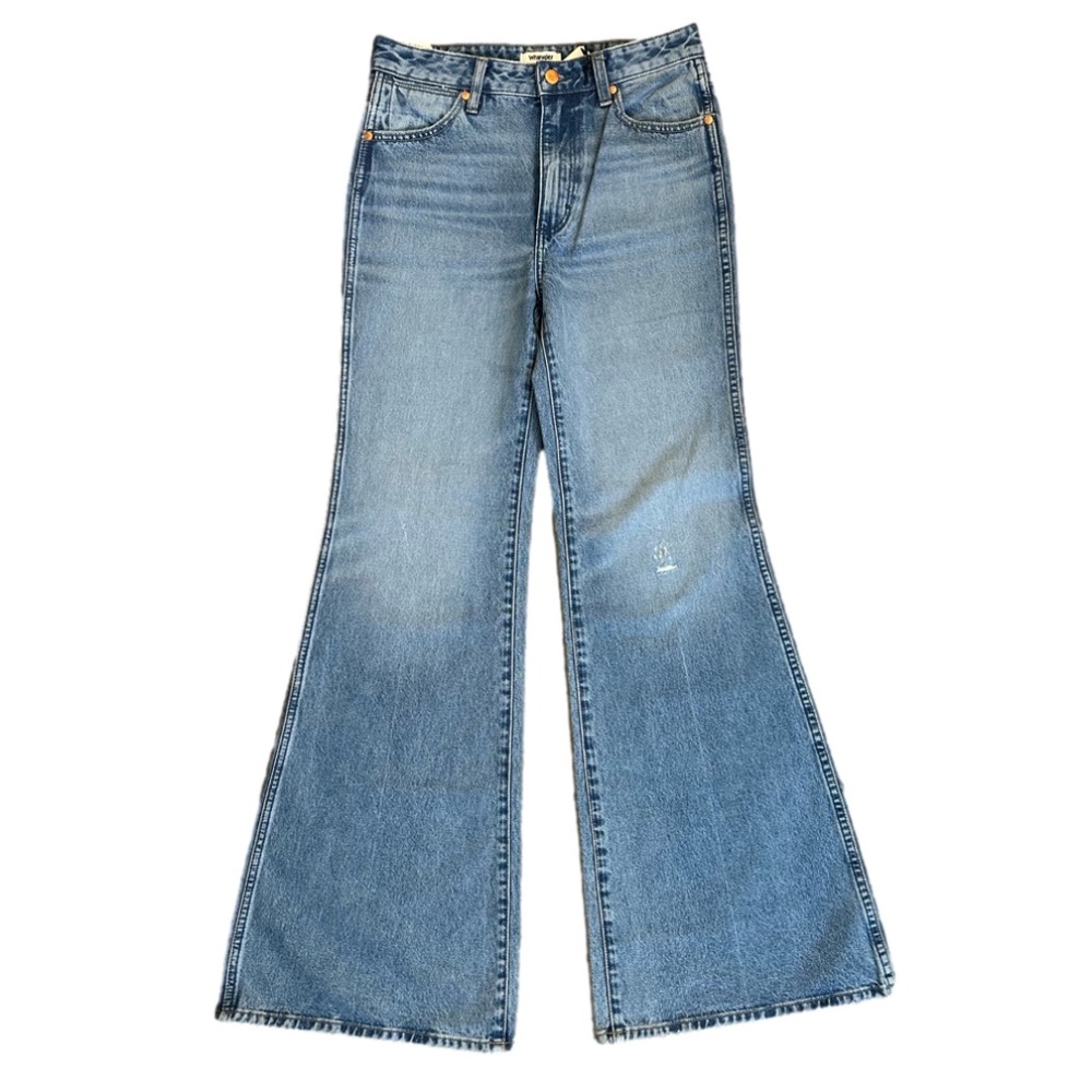 Wrangler 622 Wanderer High RiseWide leg  Flare Denim Jeans NWT Size 27 x 34